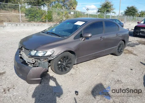 2009 Honda Civic Ex-L from USA, damaged, VIN 2HGFA16939H522845